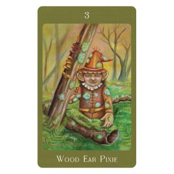 Mushroom Folk Oracle kortos Blue Angel
